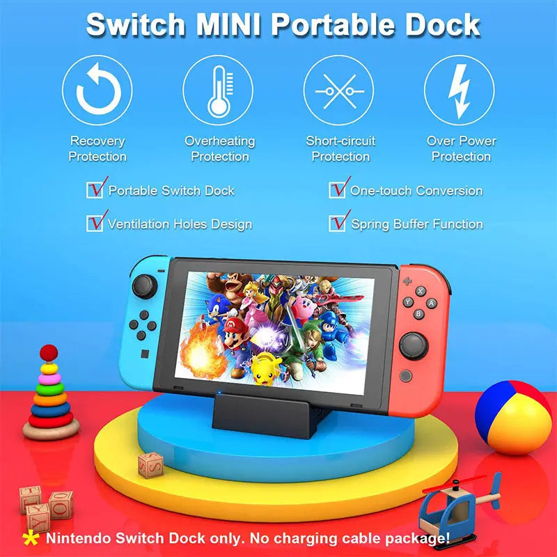 Pojifi 4K HDMI TV Adapter for Nintendo Switch/Switch OLED Compact