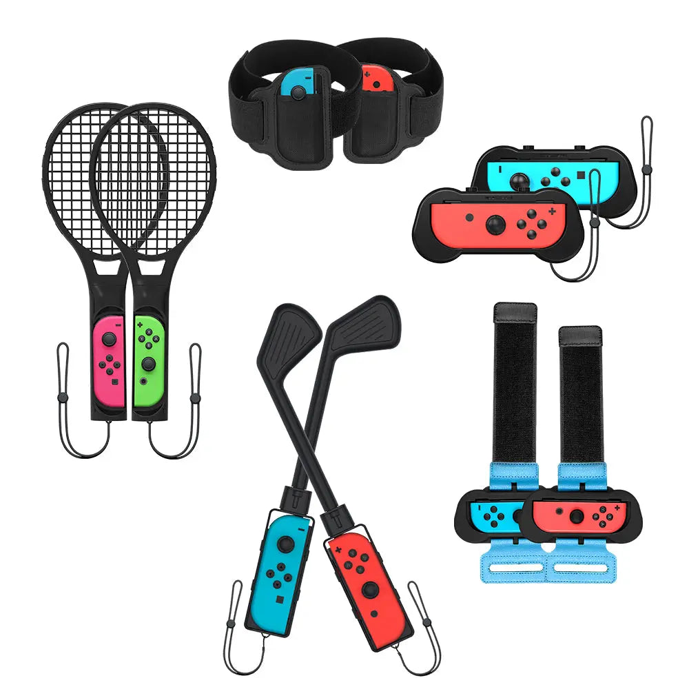 Pojifi witch Sports Accessories Bundle for Nintendo Switch Sports, 10 in 1 Nintendo Switch Sports Accessories Compatible with Switch/Switch OLED Pojifi